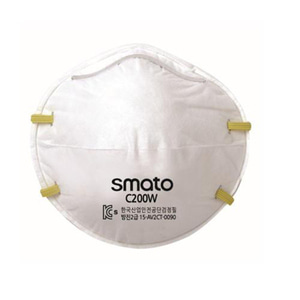 SMATO 안면부 여과식 방진마스크 C200W(2급) 20개공구