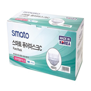 SMATO 퓨어마스크C 50개/위생마스크 일회용마스크공구