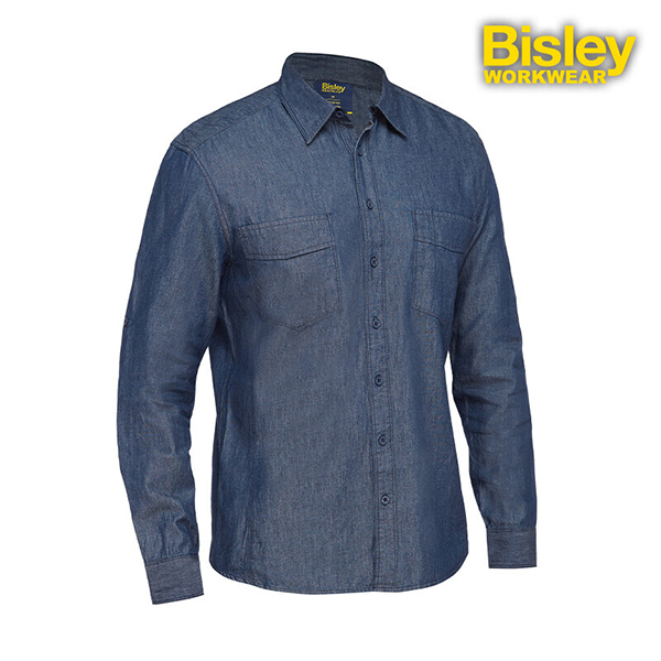 Bisley 비즐리 BS6602 데님워크셔츠 작업복공구